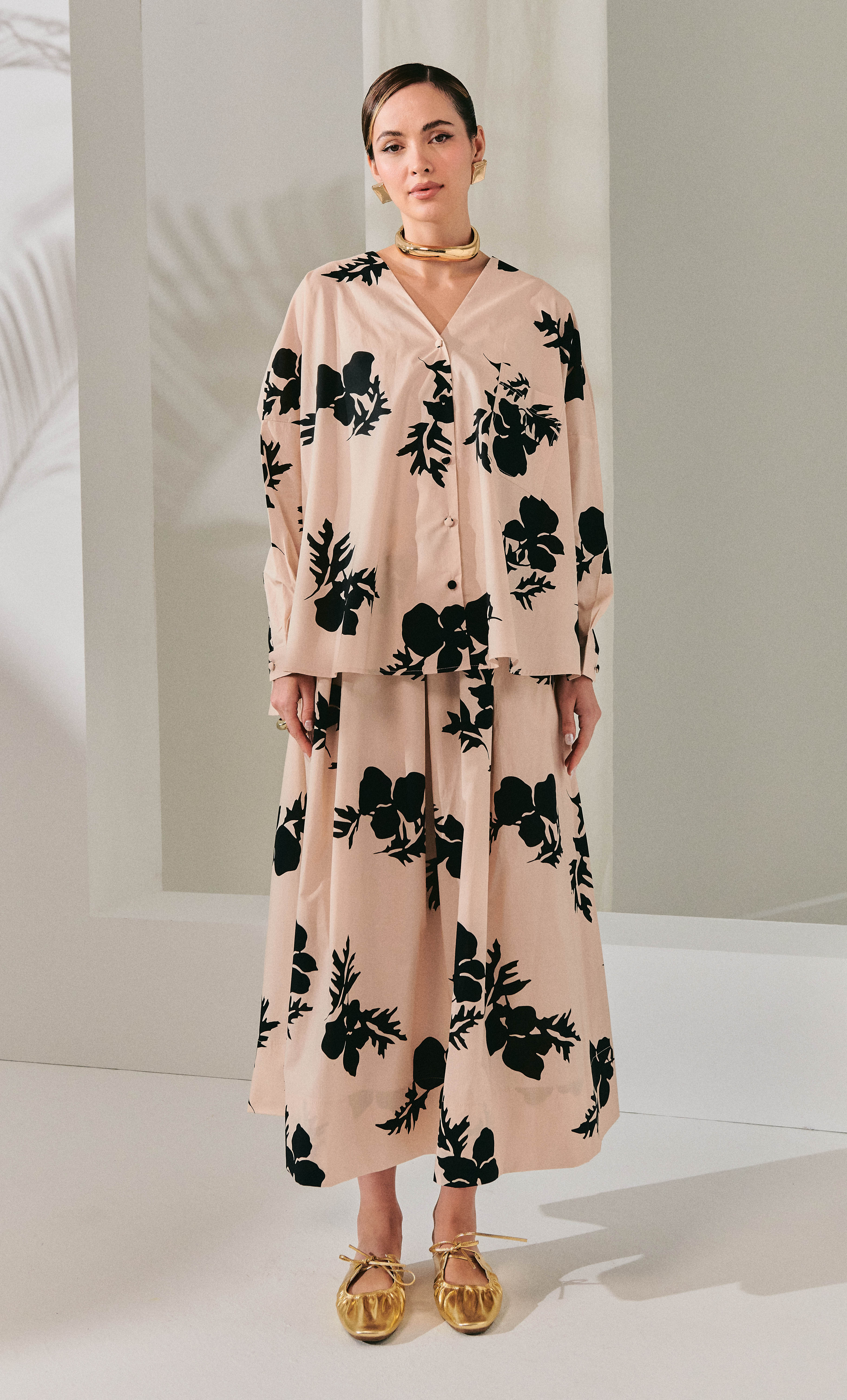 Marcella Set – Floral Cotton Sponge