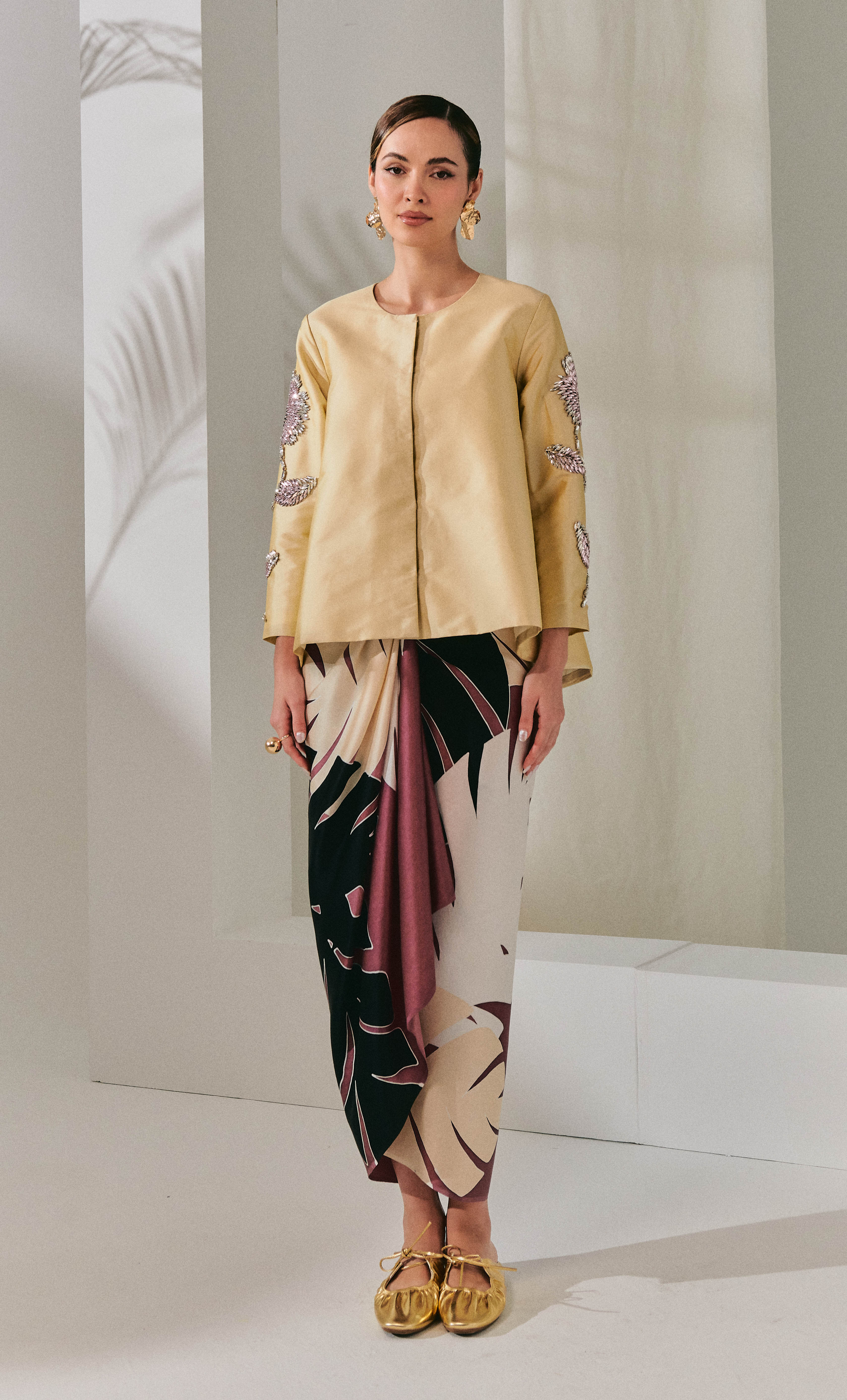 Jacket Set With Aracea Pareo
