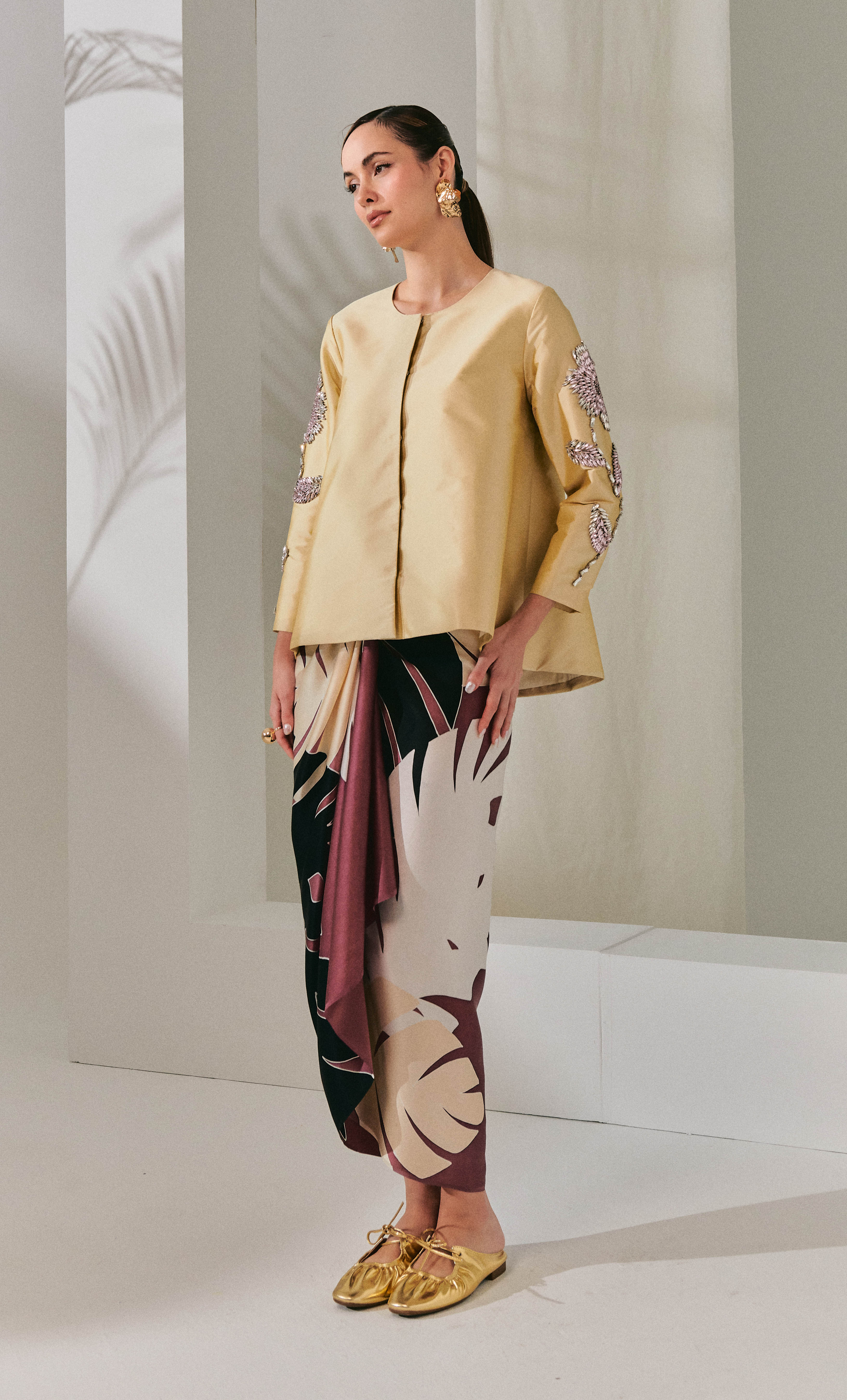 Jacket Set With Aracea Pareo