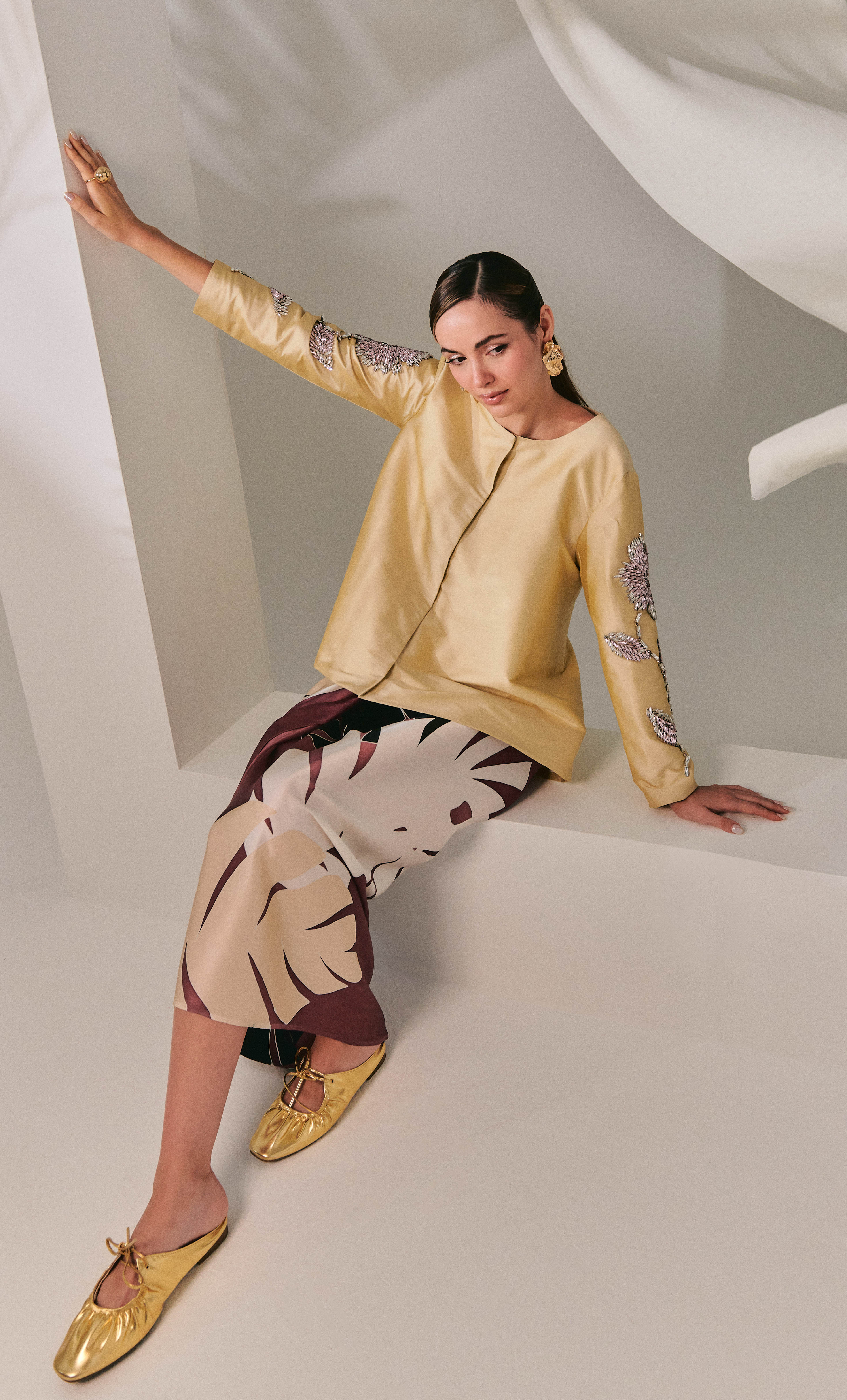 Jacket Set With Aracea Pareo