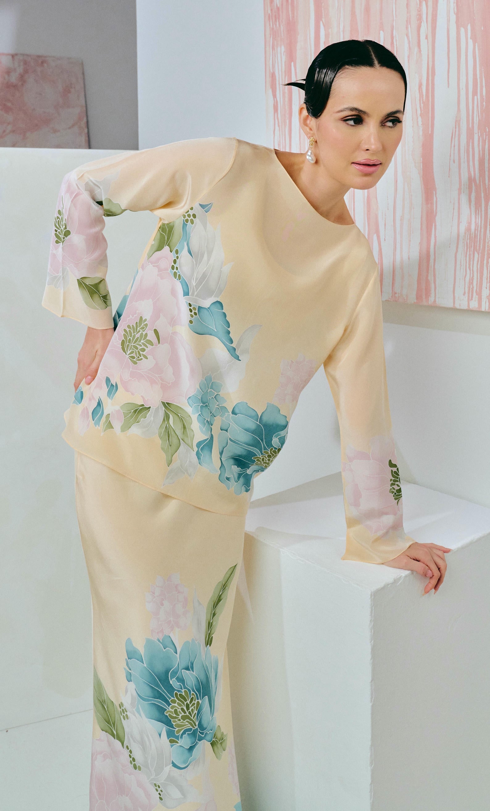 Pery Set Boatneck - Botanic