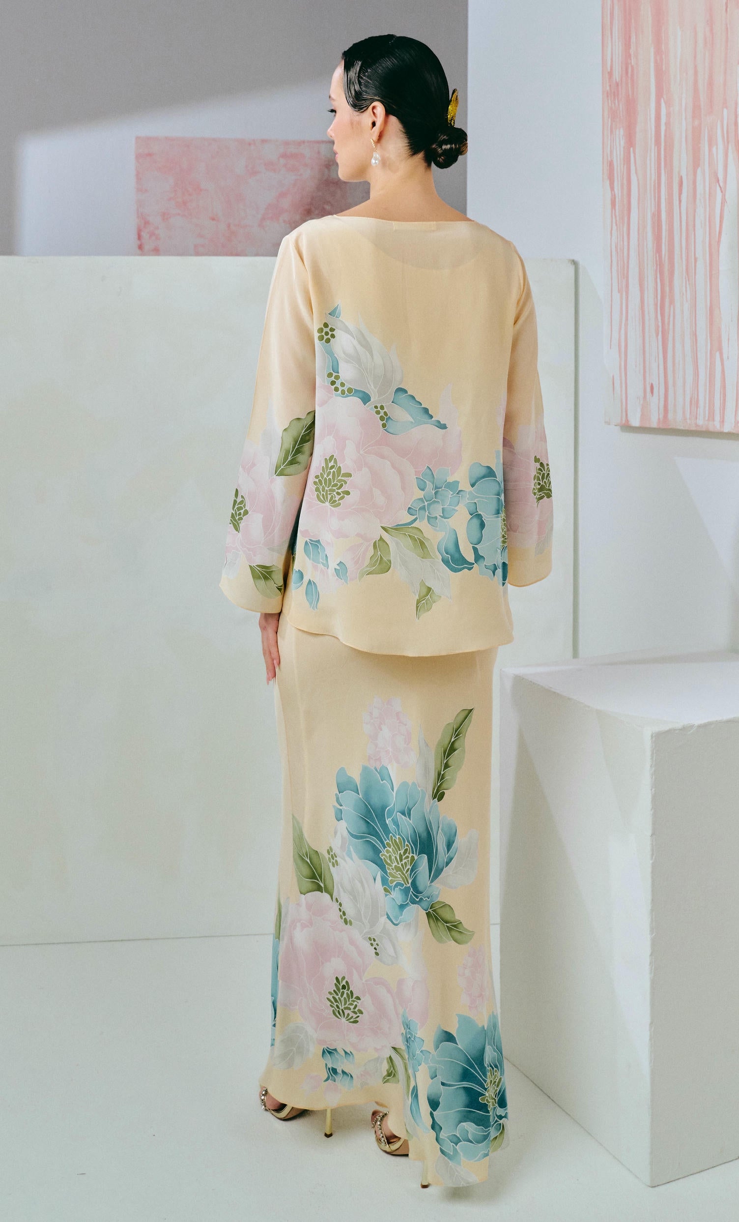 Pery Set Boatneck - Botanic
