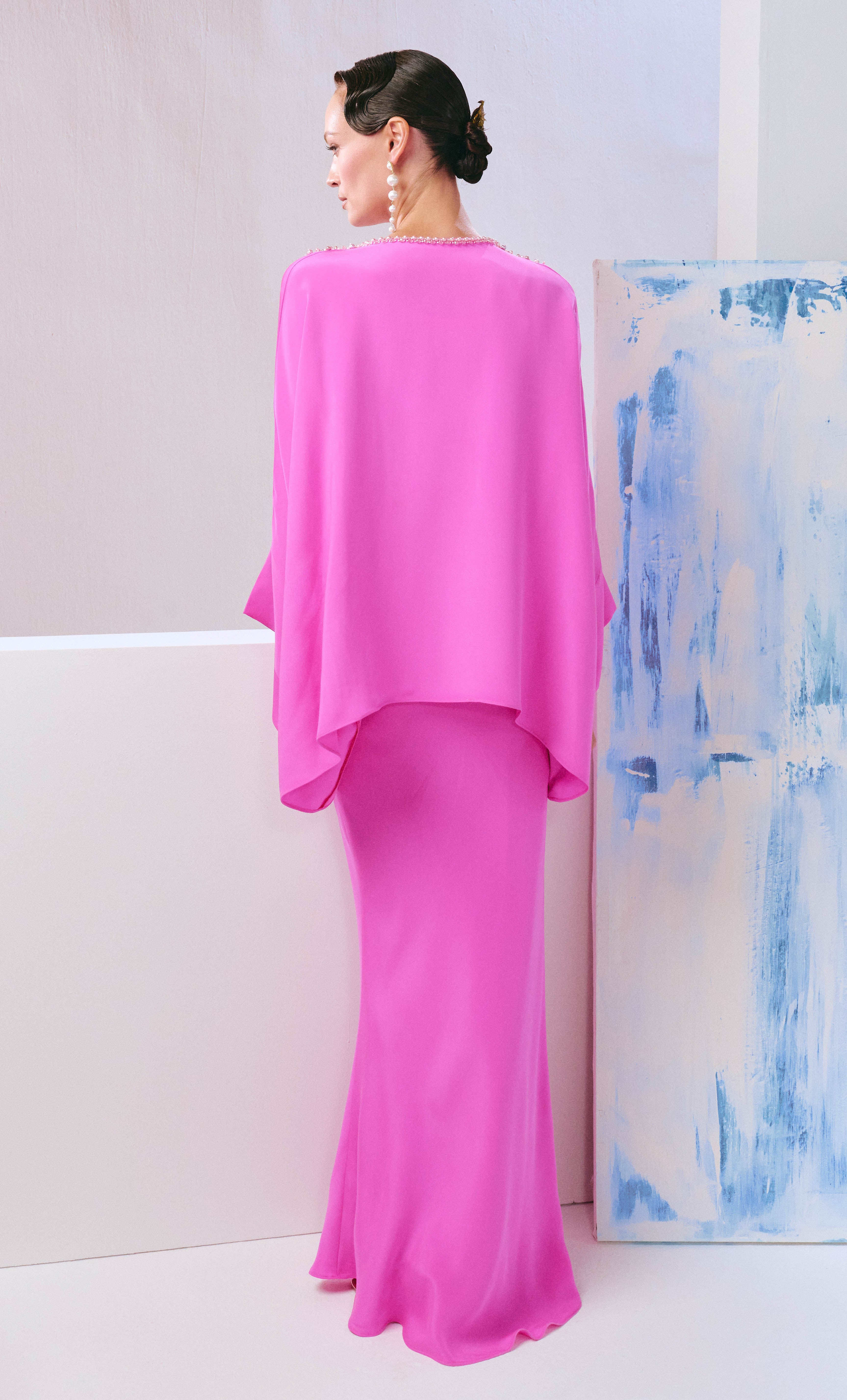 Beaded Nova Set - Candy Pink Luxe Silk