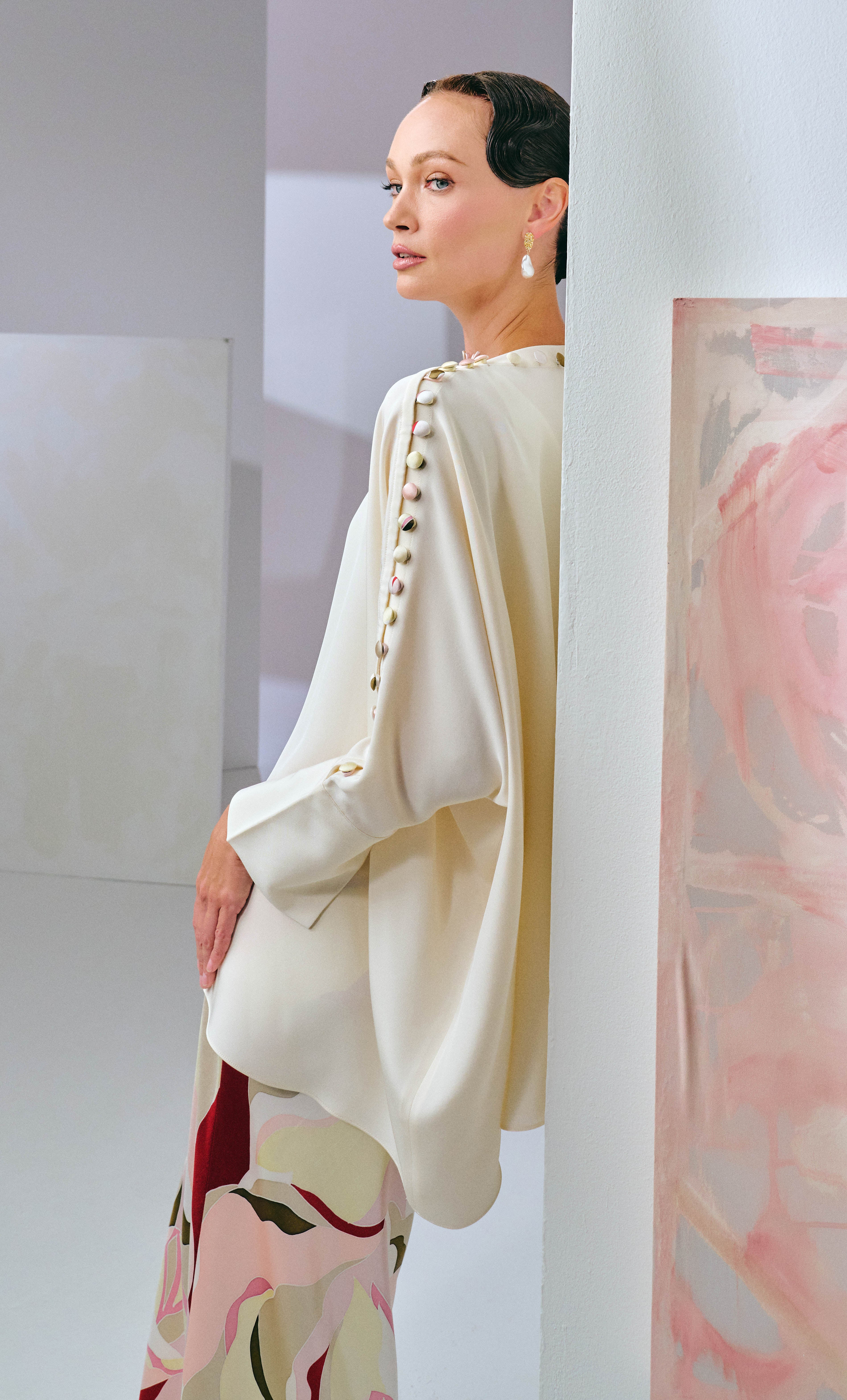 Button Top with Rossy Sarong