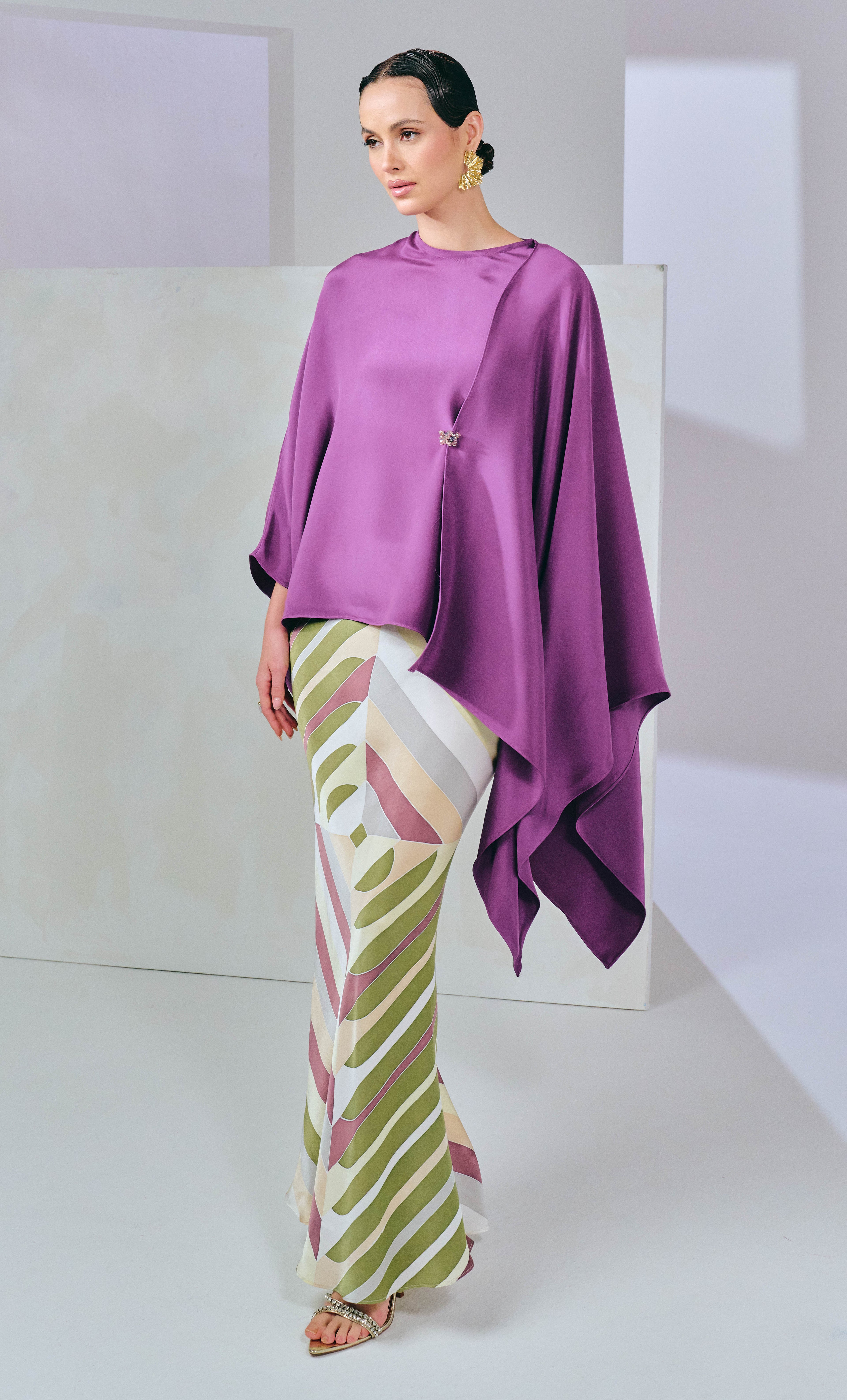 Beaded Kate Top with Vision Sarong