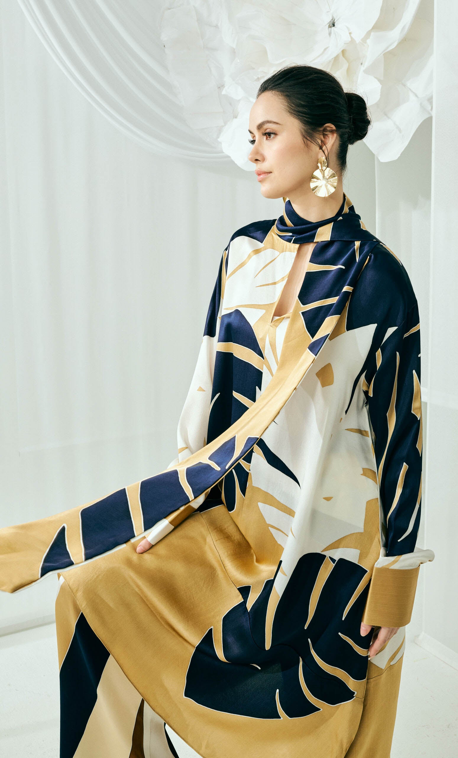 Luna Dress + Nara Palazzo – Arasia Satin Silk
