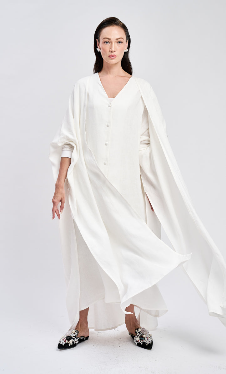 Blue Banana Tree Abaya Dress