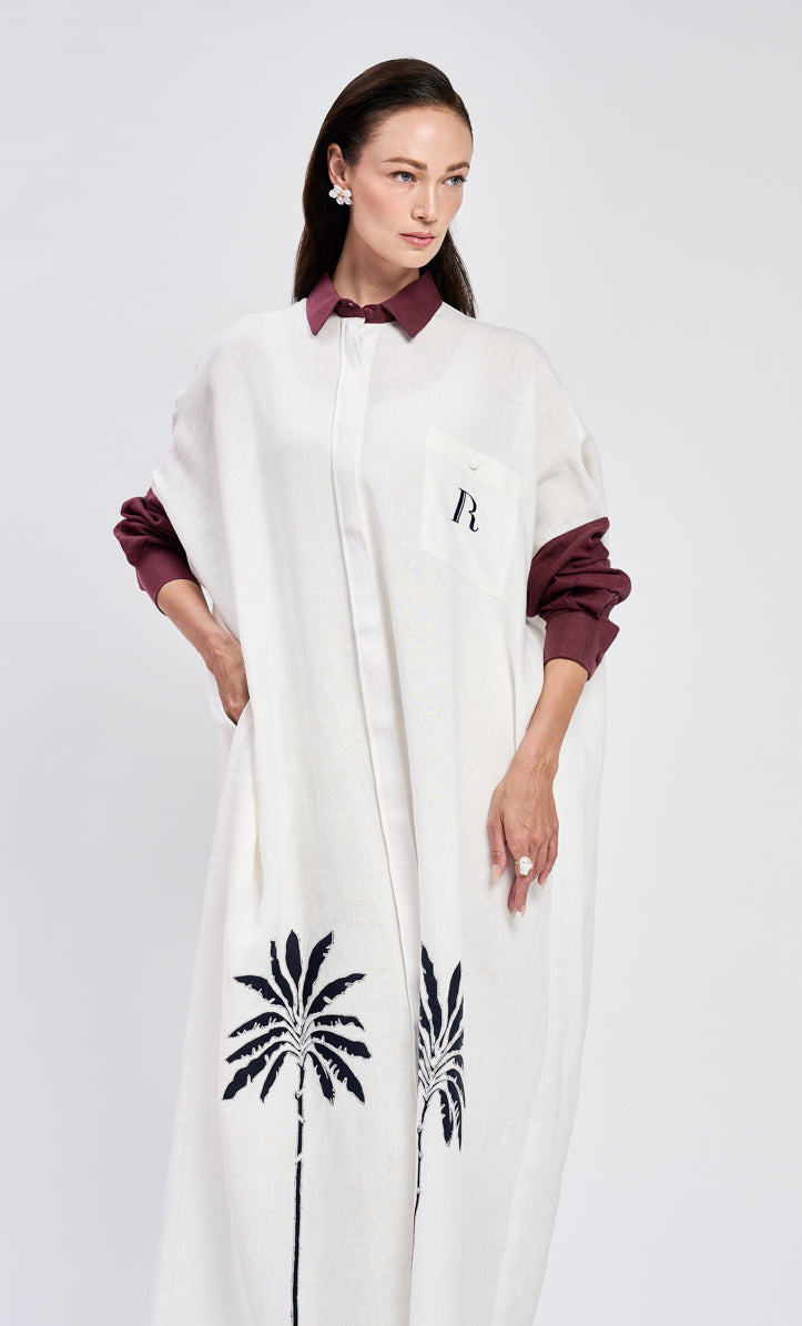 Banana Tree Embroidery Rossa 3.0 Dress