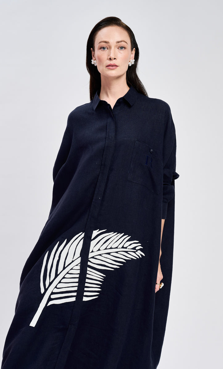 Coco Leaf Embroidery Rossa 3.0 Dress