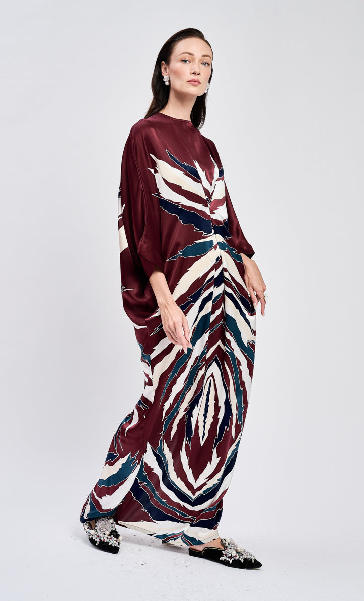 Juliana 3.0 Dress - Beetle Satin Silk