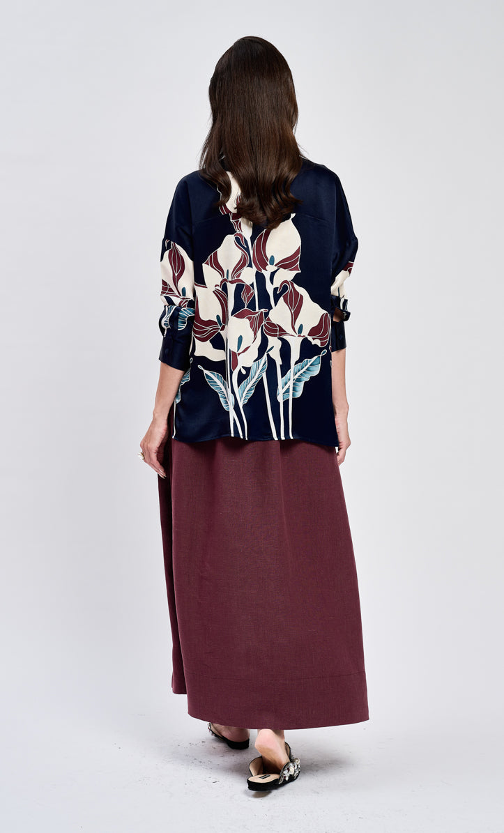 Eva Top - Harum Satin Silk