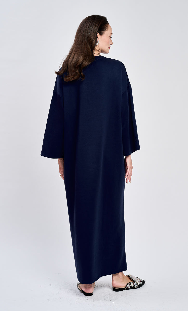 Navy Blue Basic Dress