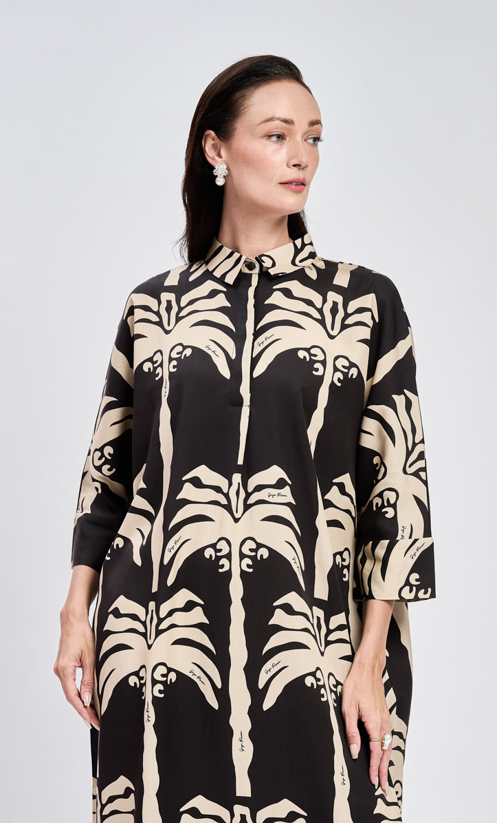 PALM TREE ROSSA DRESS