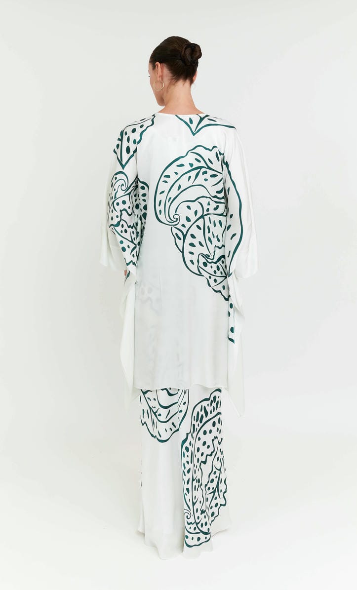 Kaftan Kurung Set - Amore Satin Silk