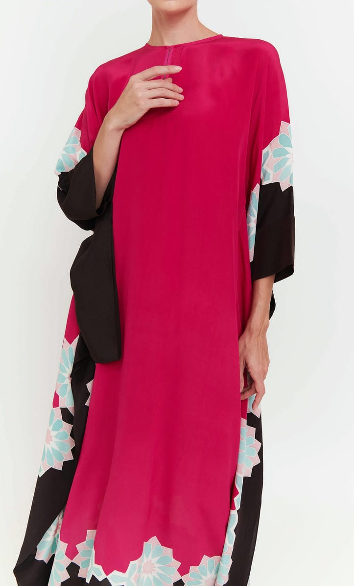 Kaftan Kimono Dress - Aludra Crepe Silk
