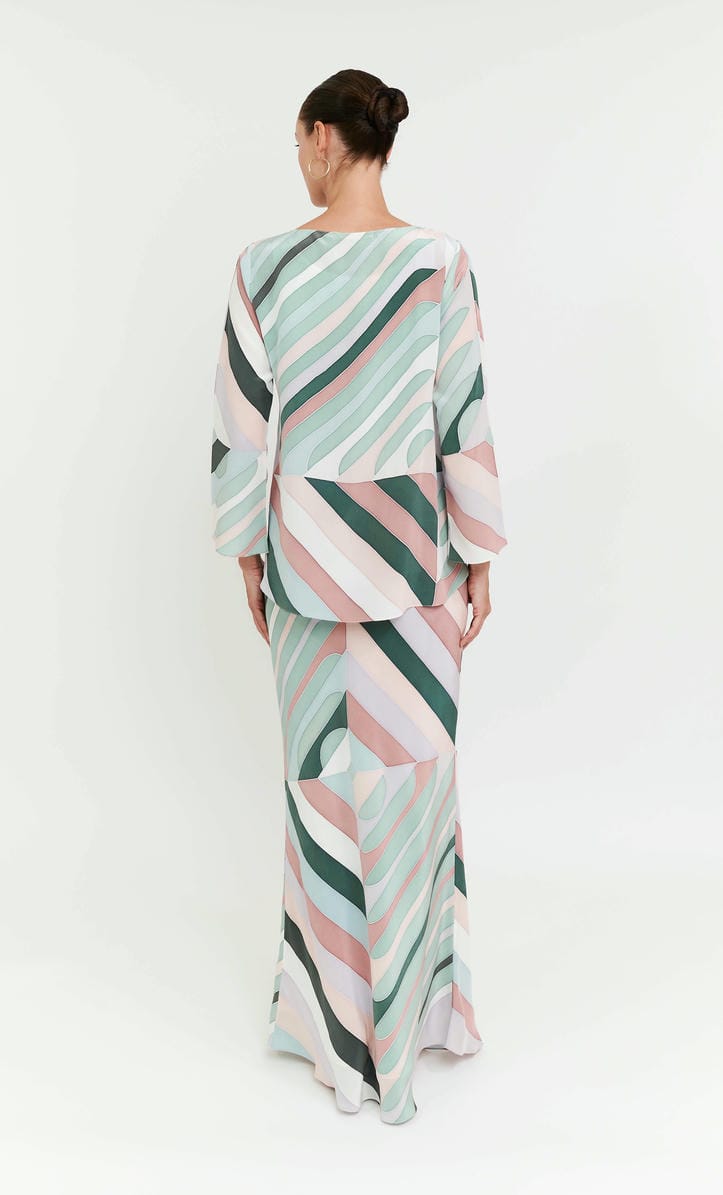 Pery Set Boatneck - Vision Crepe Silk