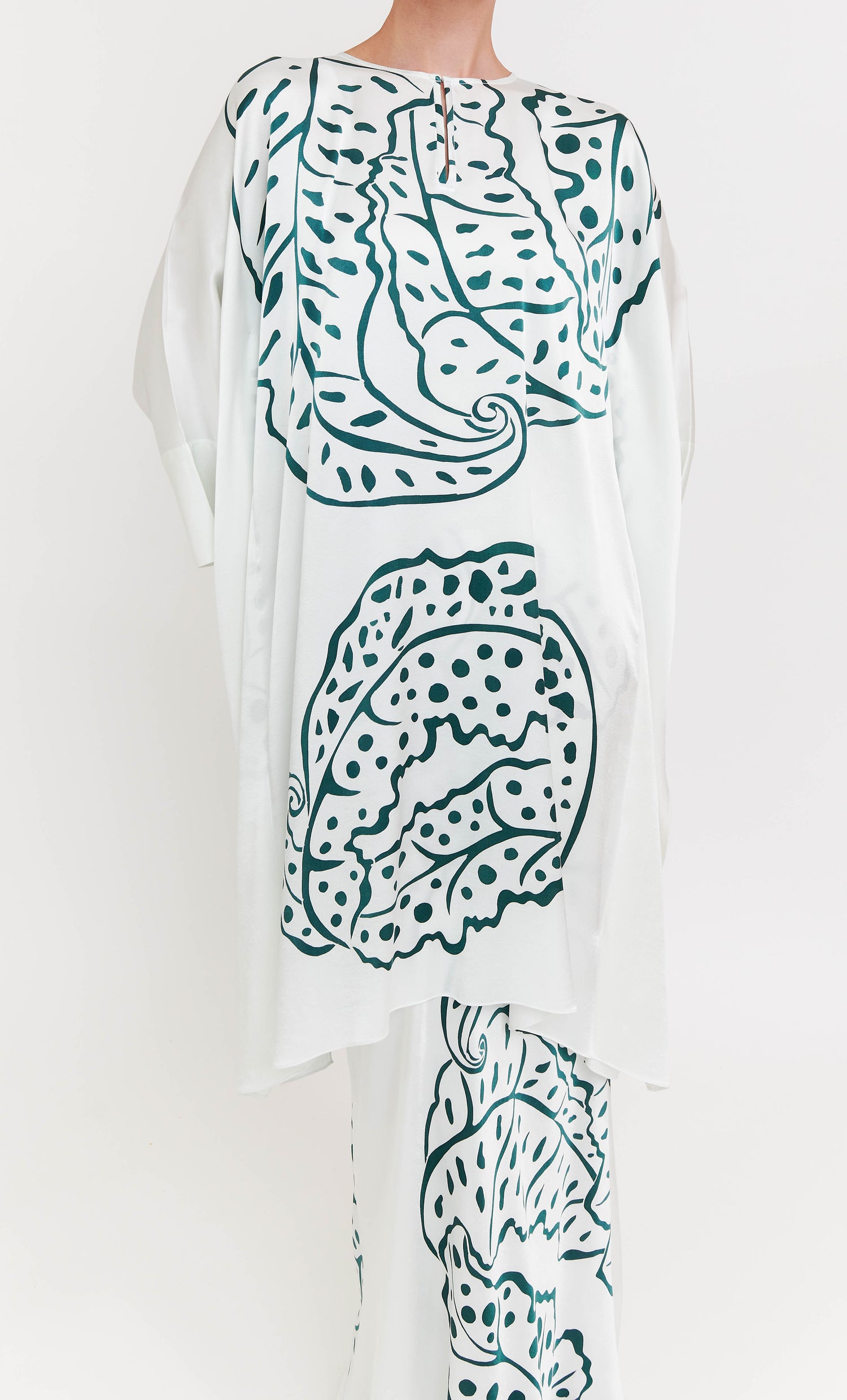 Kaftan Kurung Set - Amore Satin Silk