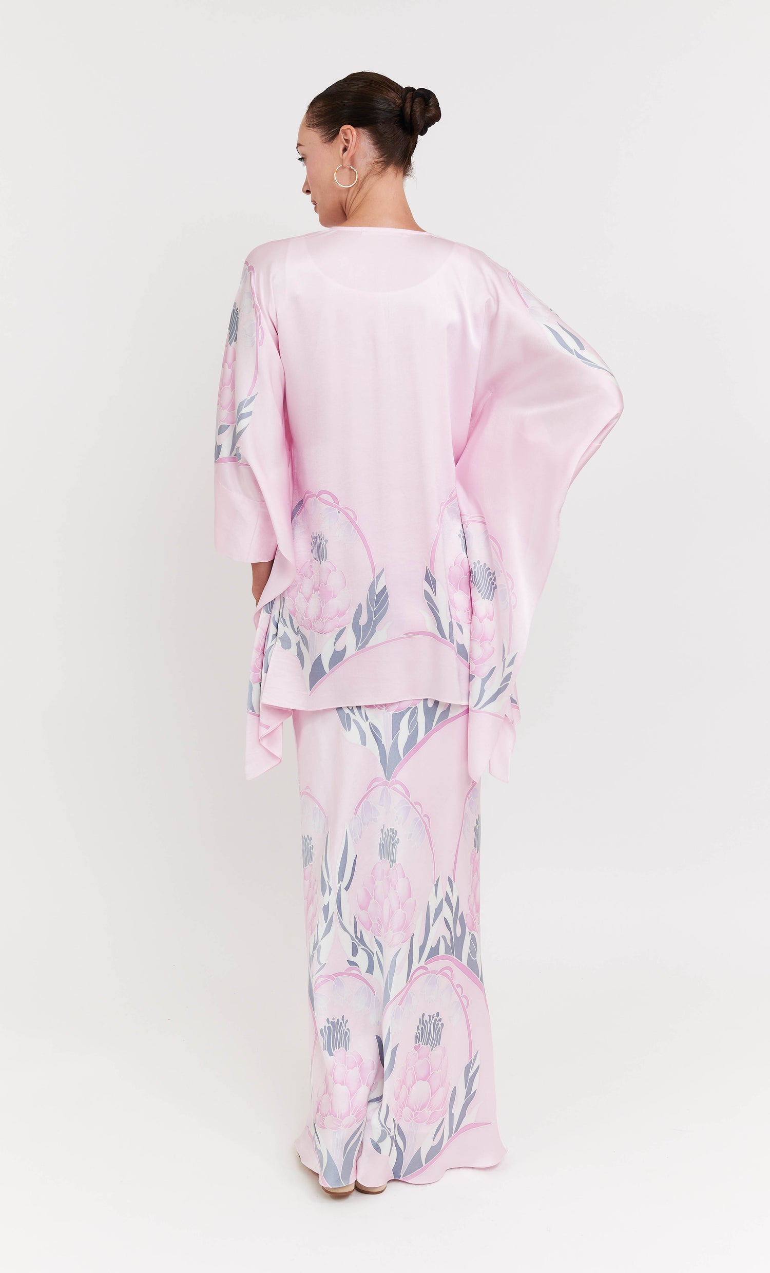 Kaftan Short Set - Astana Satin Silk