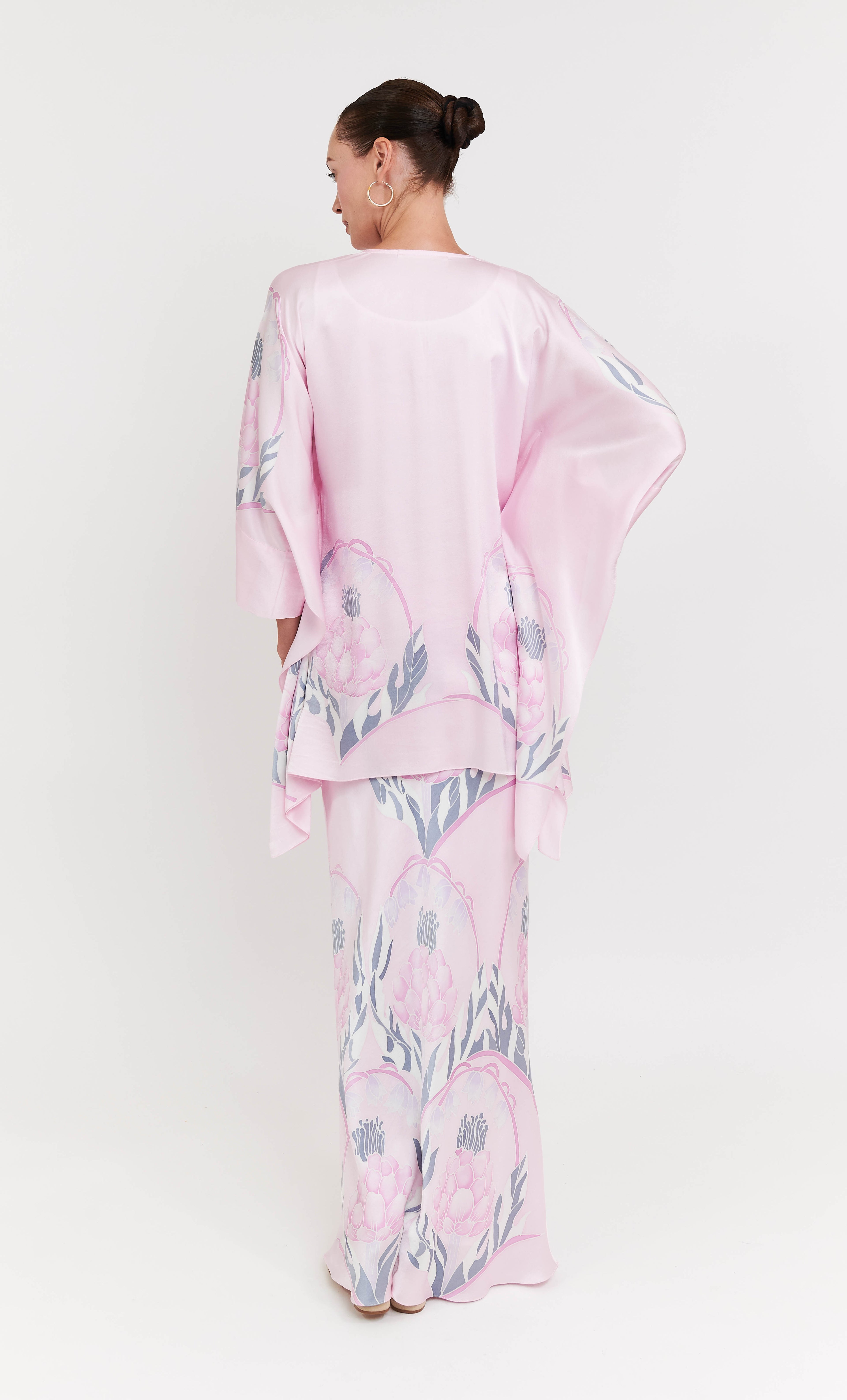 Kaftan Short Set - Astana Satin Silk
