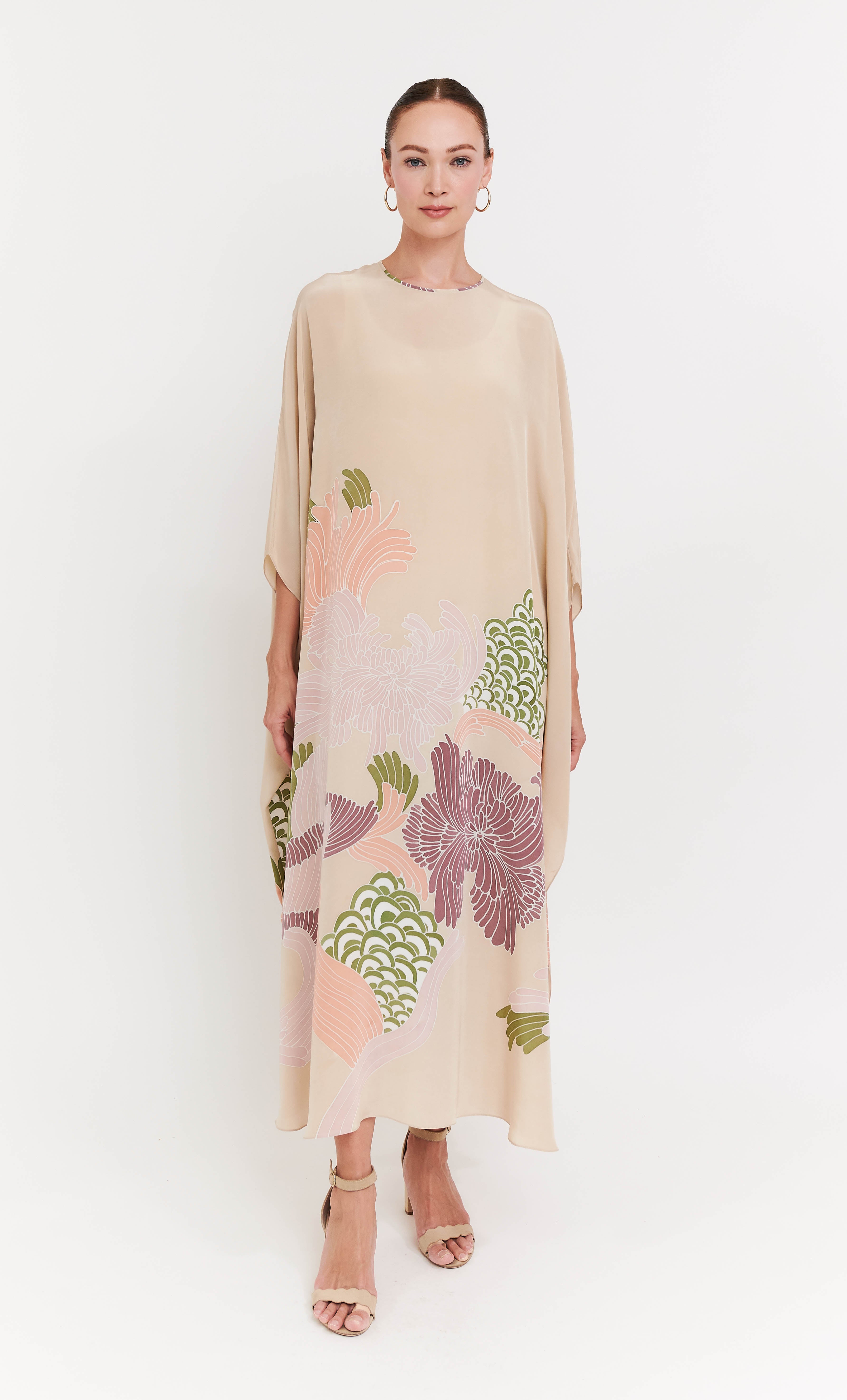Nalia Dress - Flowwy Crepe Silk