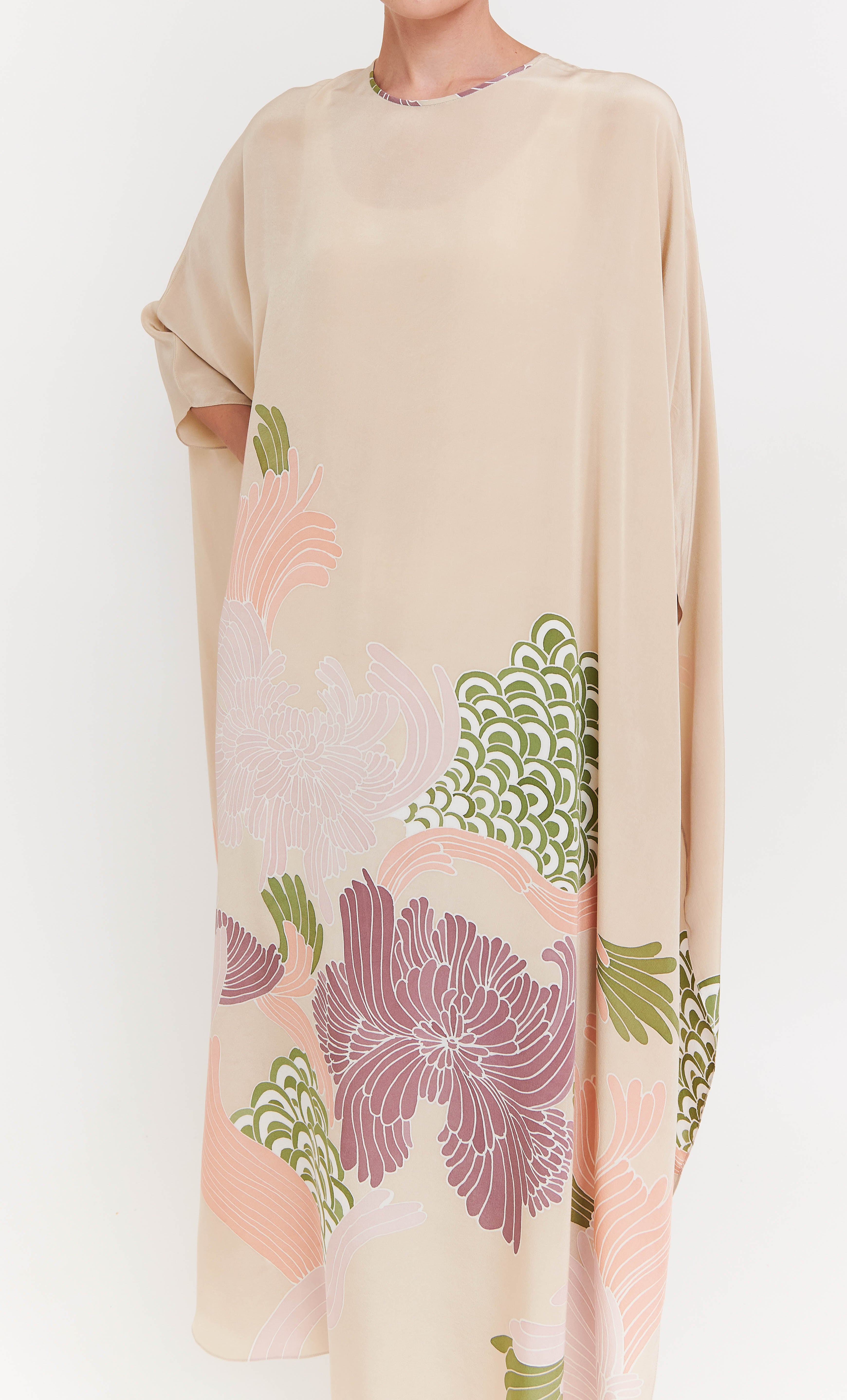 Nalia Dress - Flowwy Crepe Silk