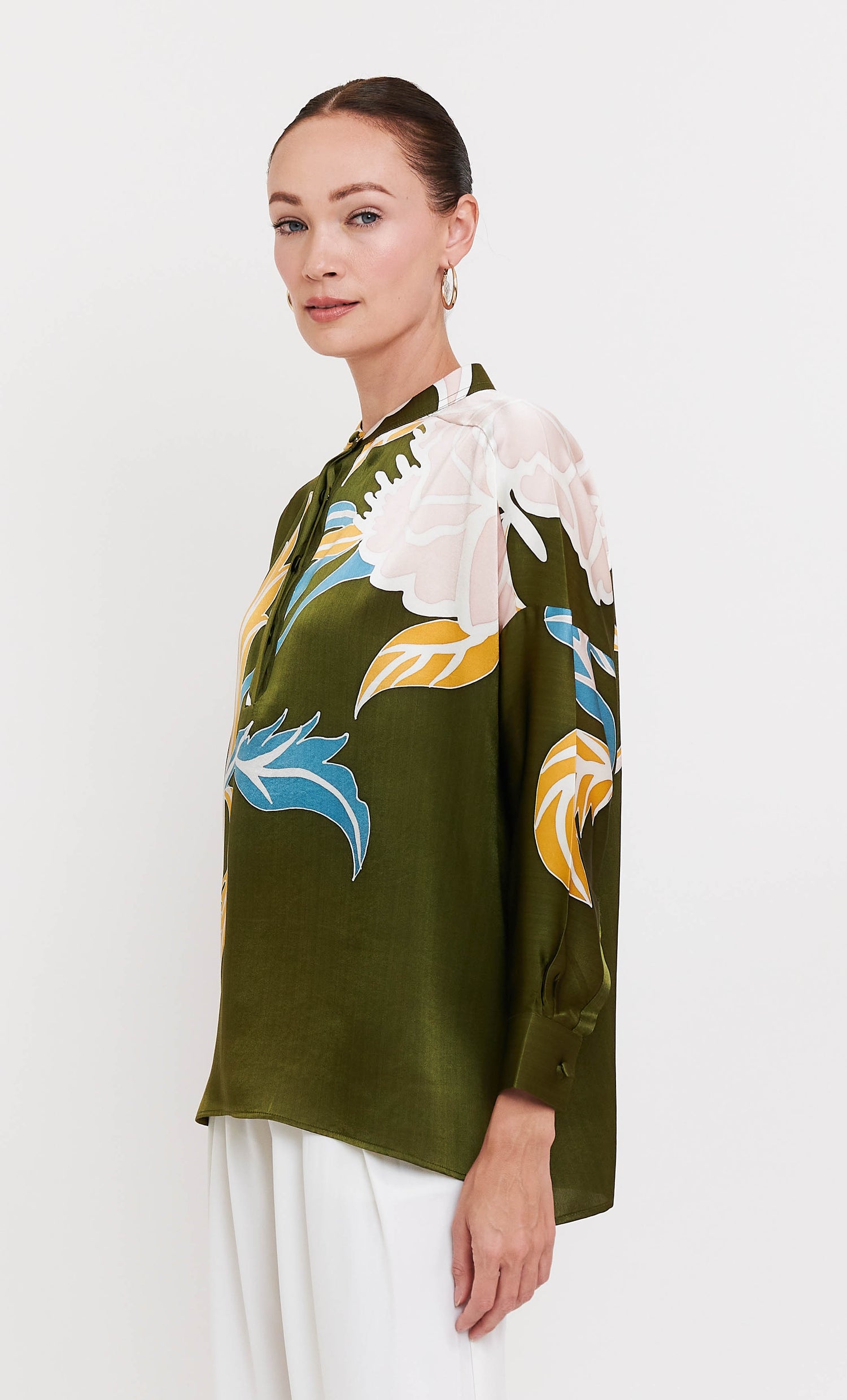 Eva Top - The Grand Satin Silk