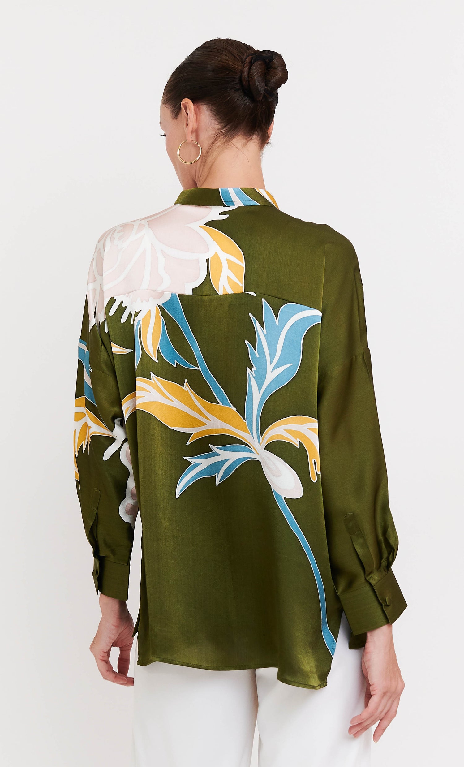 Eva Top - The Grand Satin Silk