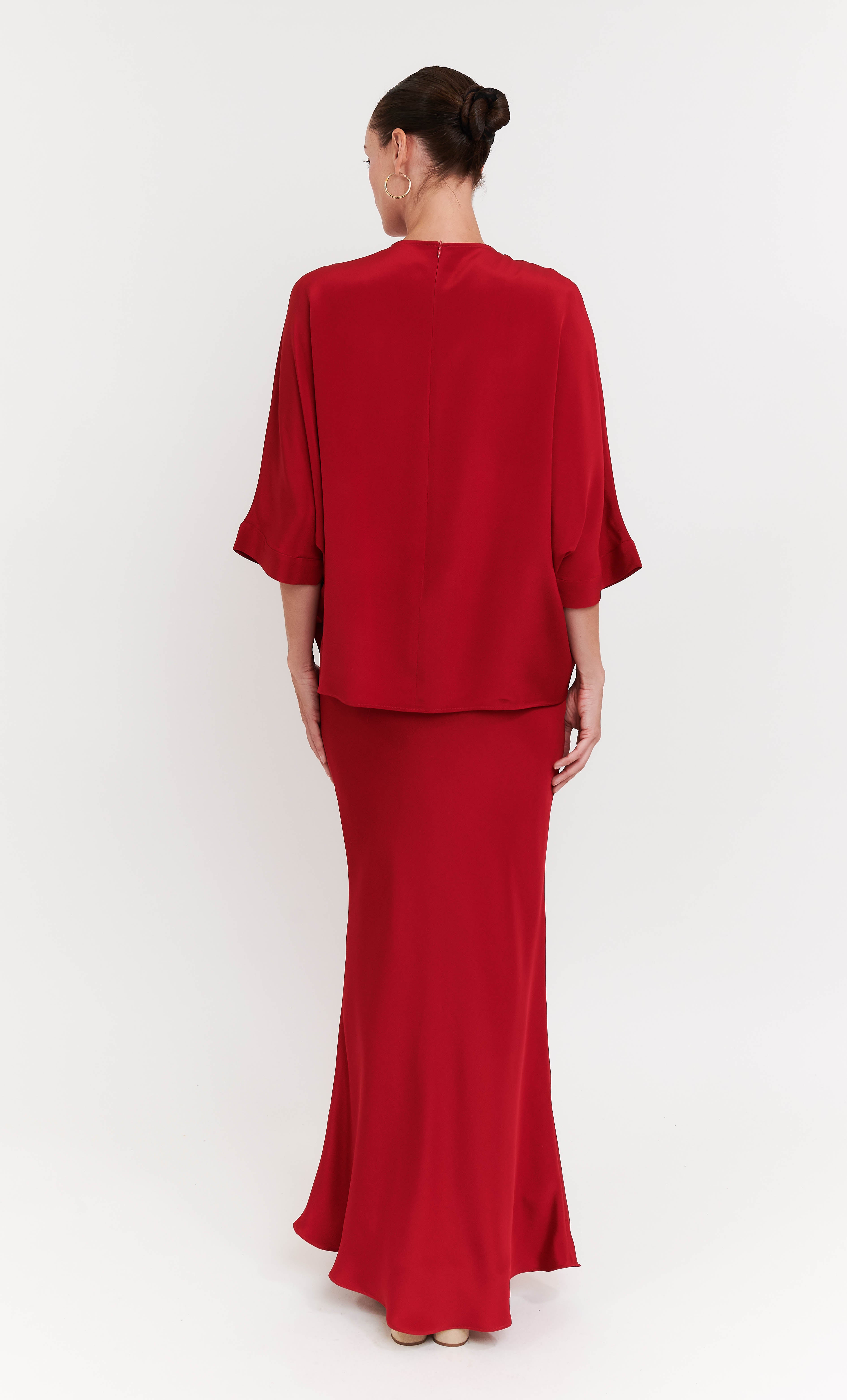 Beaded Juliana 3.0 set – Red Luxe Silk