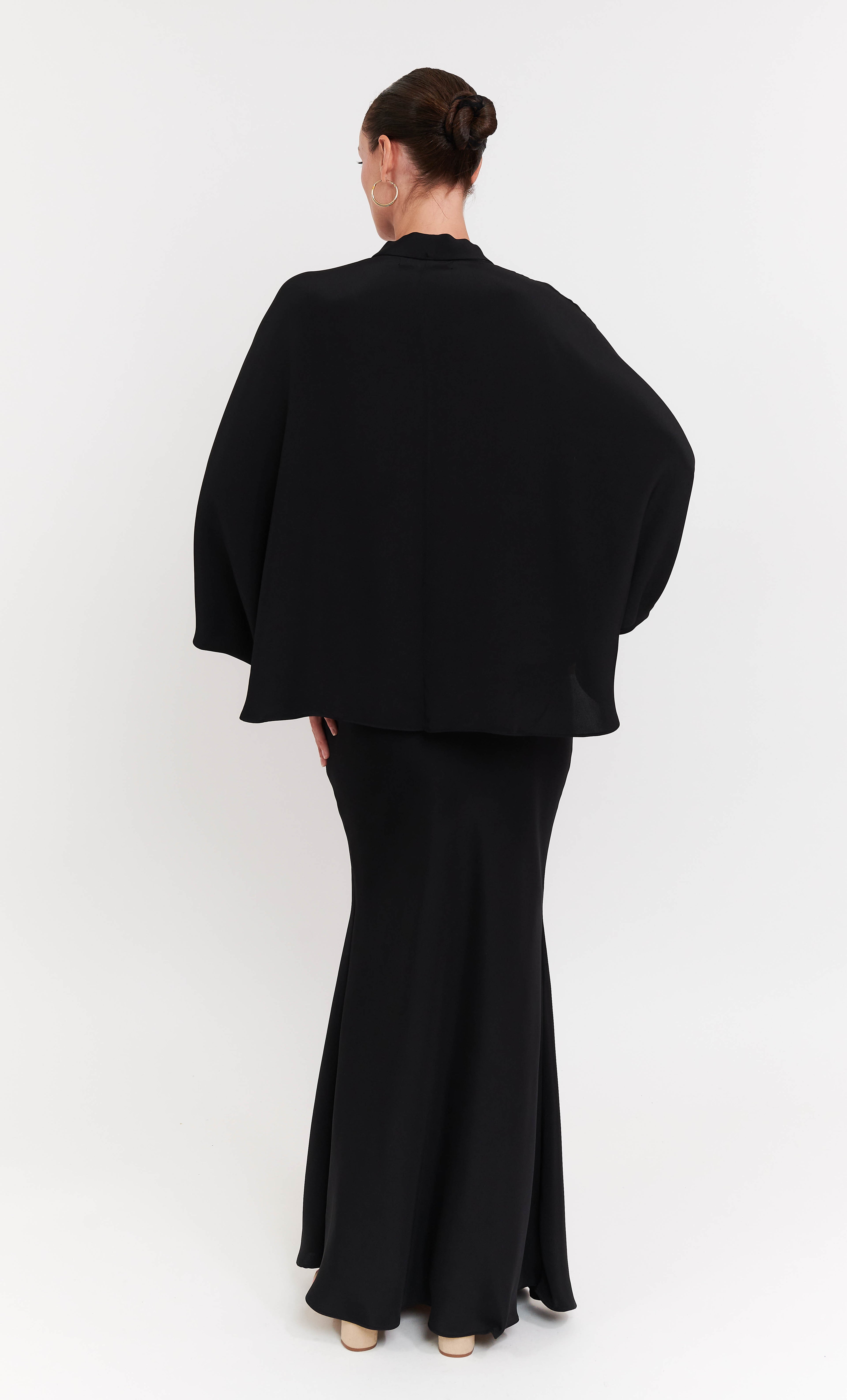 Beaded Norah 2.0 Set – Black Luxe Silk