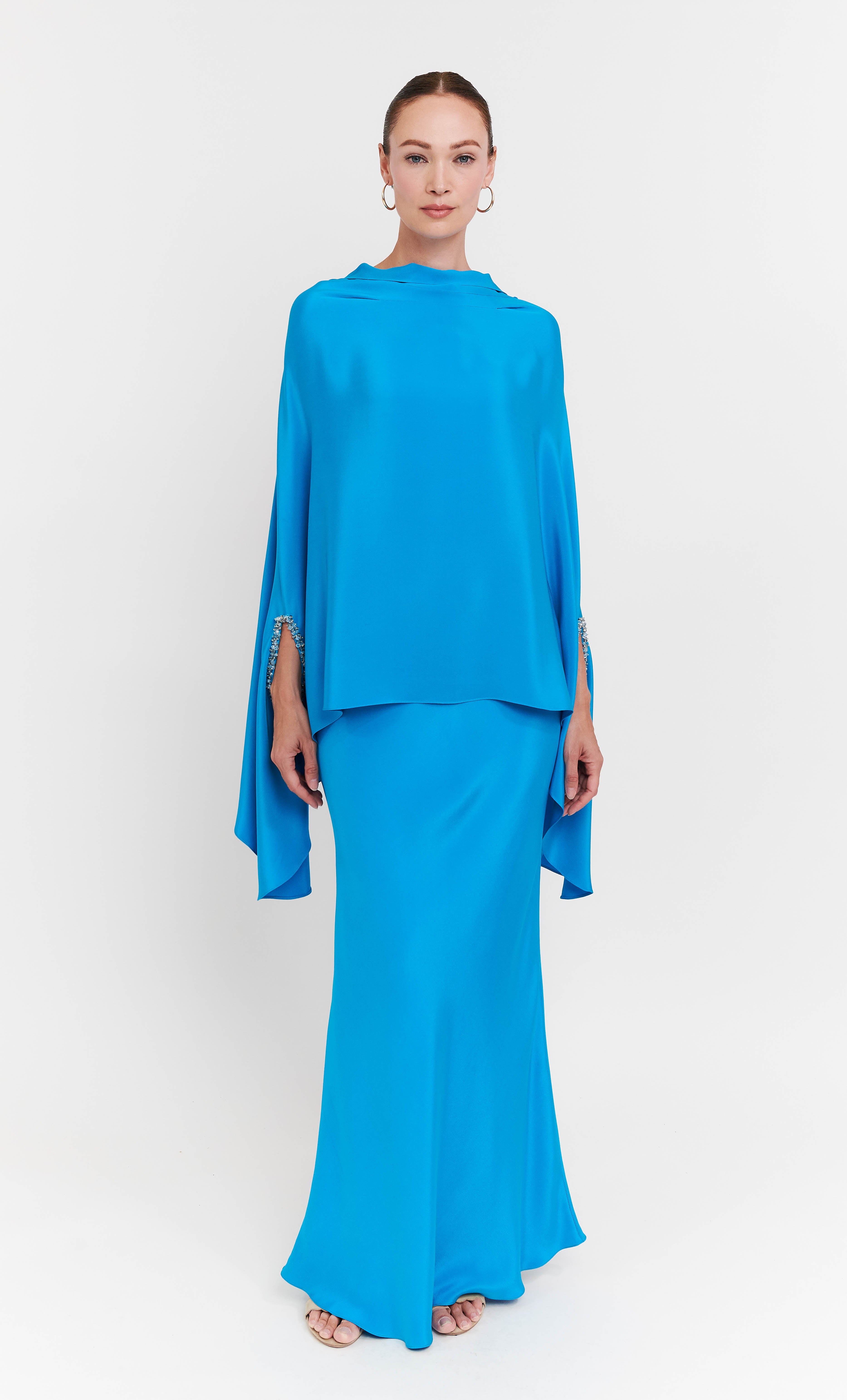 Hani Set – Azure Luxe Silk