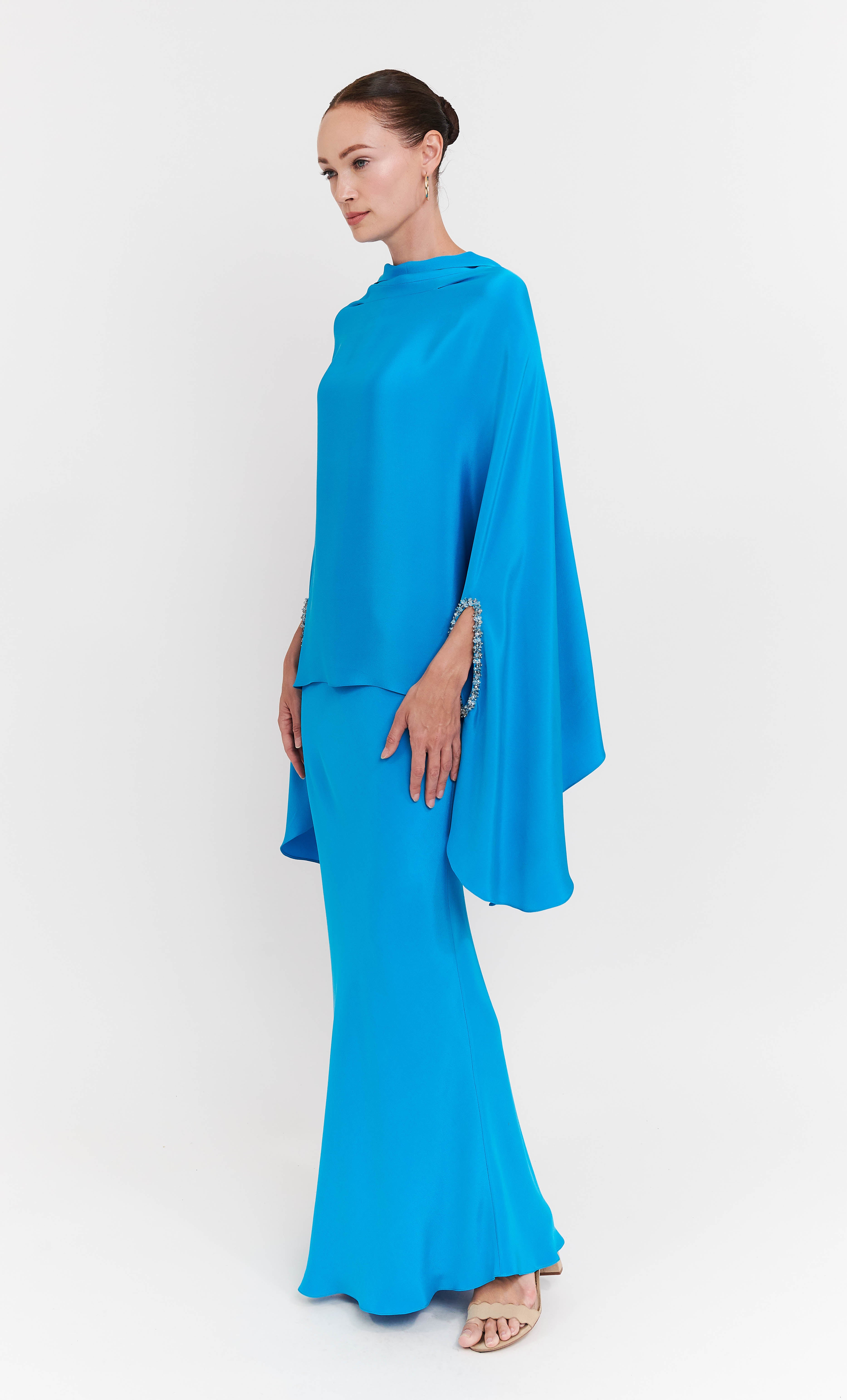 Hani Set – Azure Luxe Silk