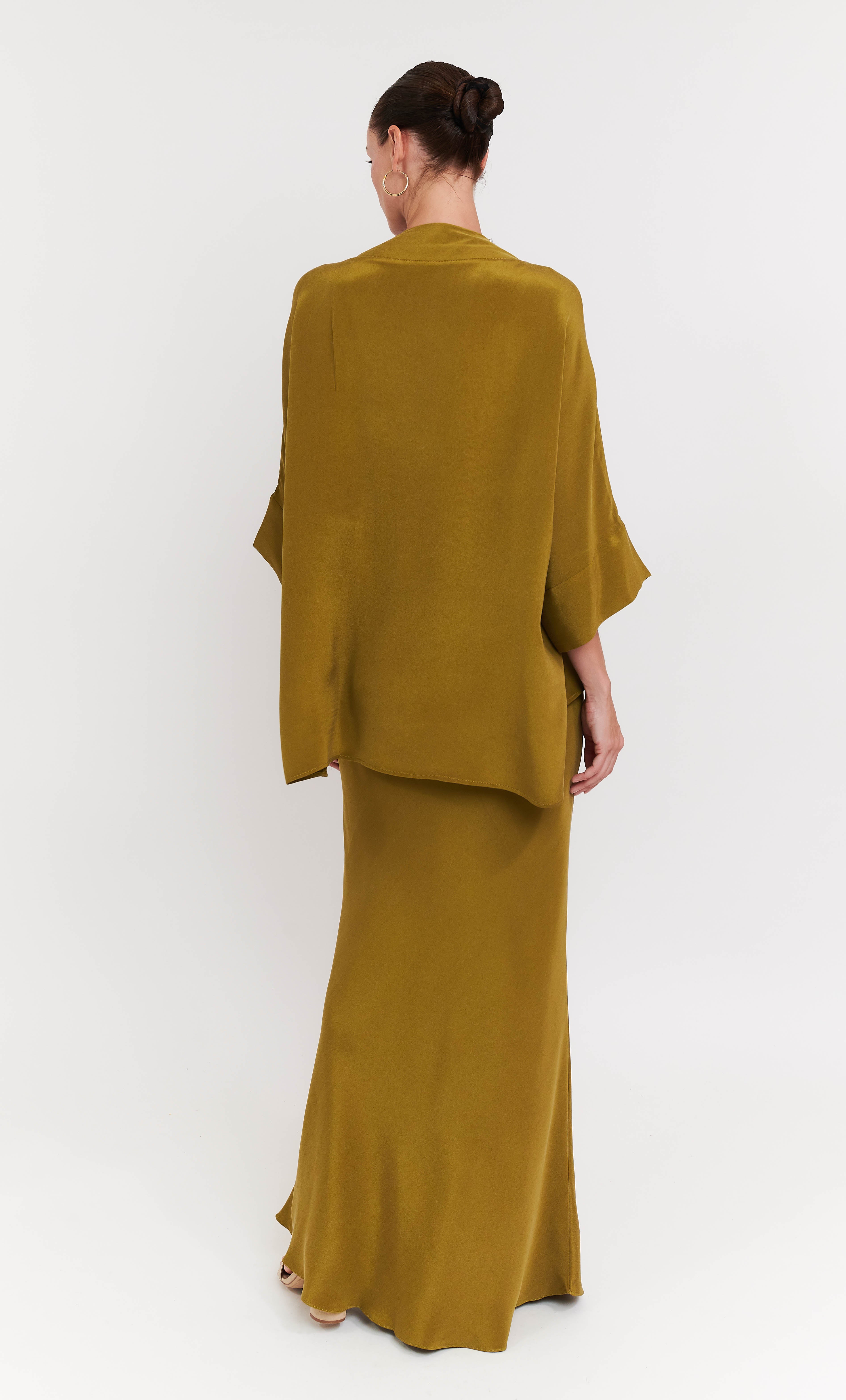 Victoria Beaded Set – Olive Luxe Silk