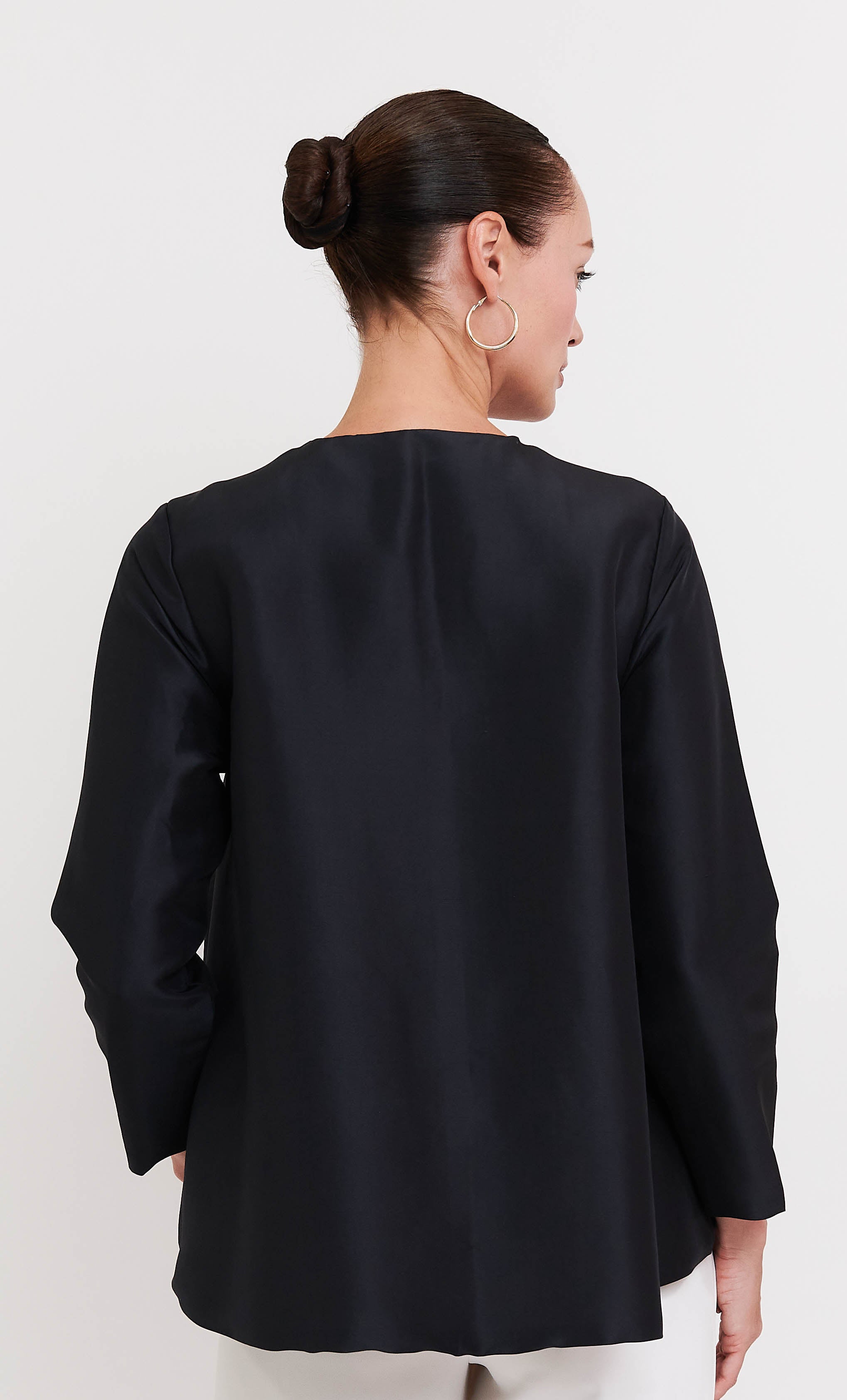 Jacket Top – Beaded Black Luxe