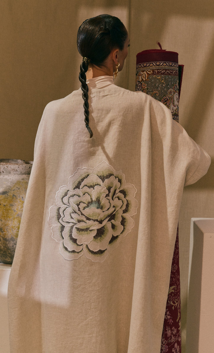 Peony Embroidery Mira Dress