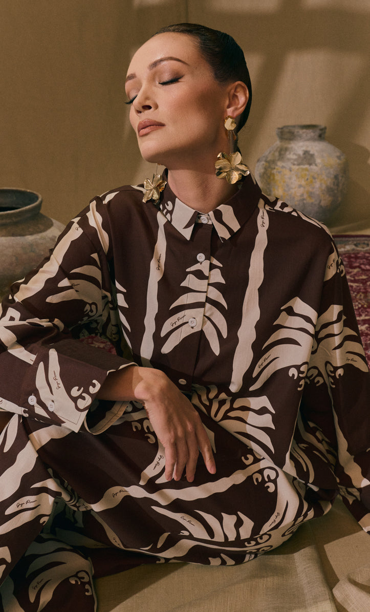 Palm Tree Jane Dress