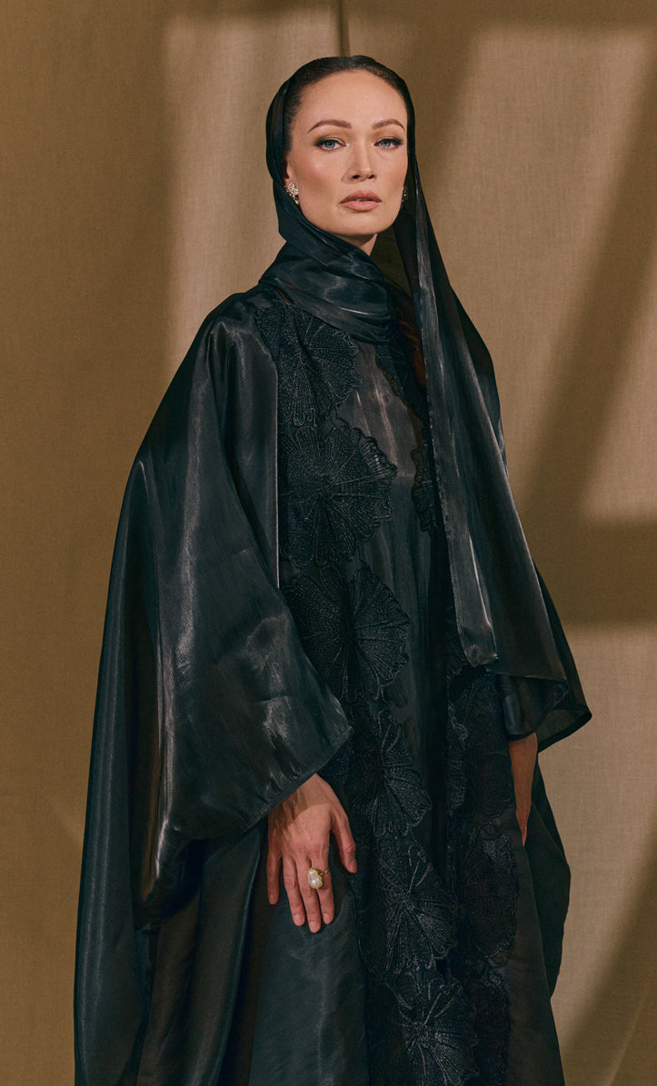 Abaya Lace in Black