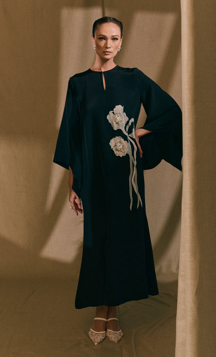Poppy Embroidery with Beads Rania Dress