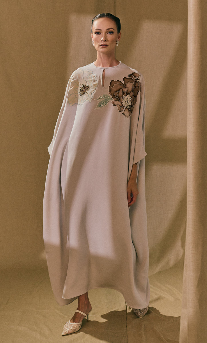 Botanic Patches with Beads Nadhia Dress