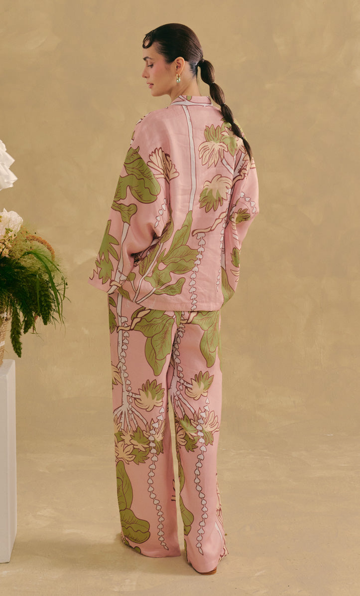 Melayu Top with Palazzo Pants - Riveria