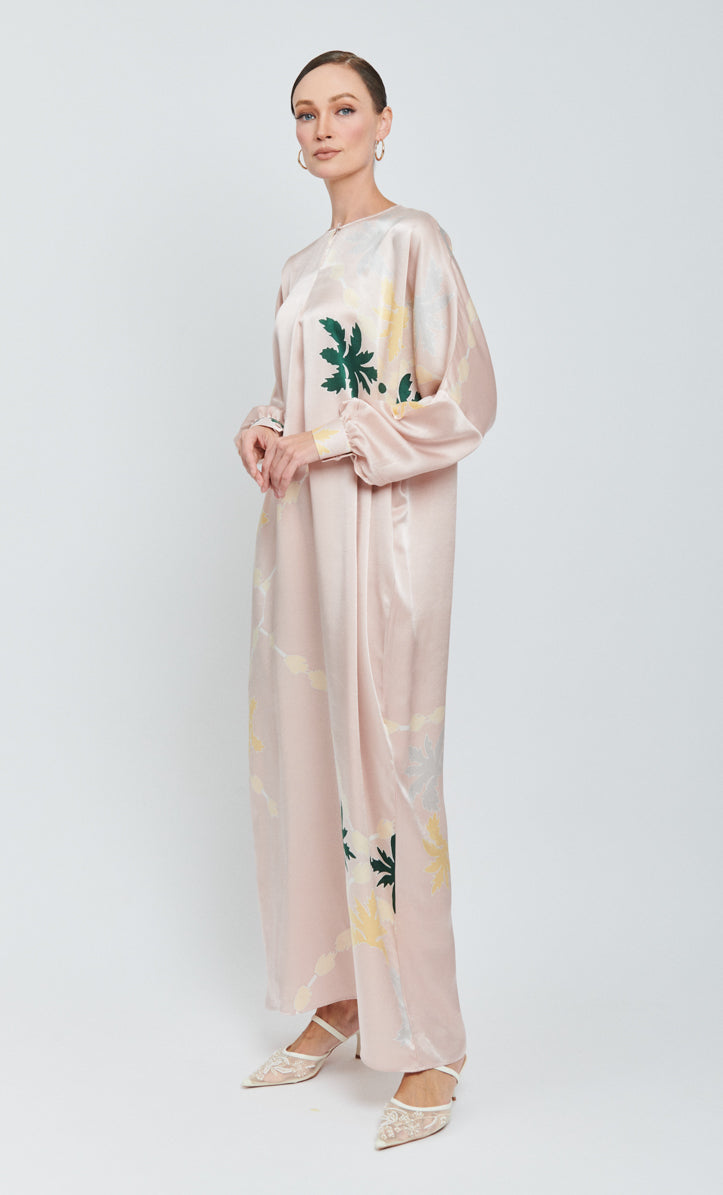 Rina Dress - Paloma Satin Silk