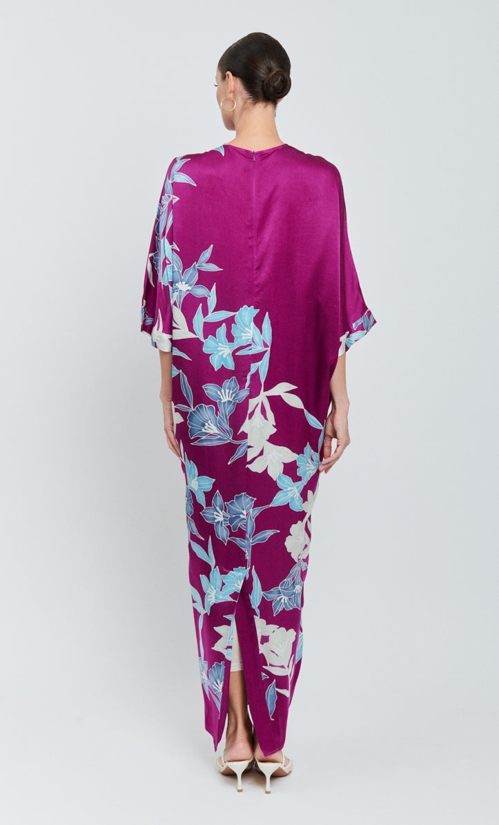 Juliana 3.0 Dress - Baby Calla Lilies Satin Silk