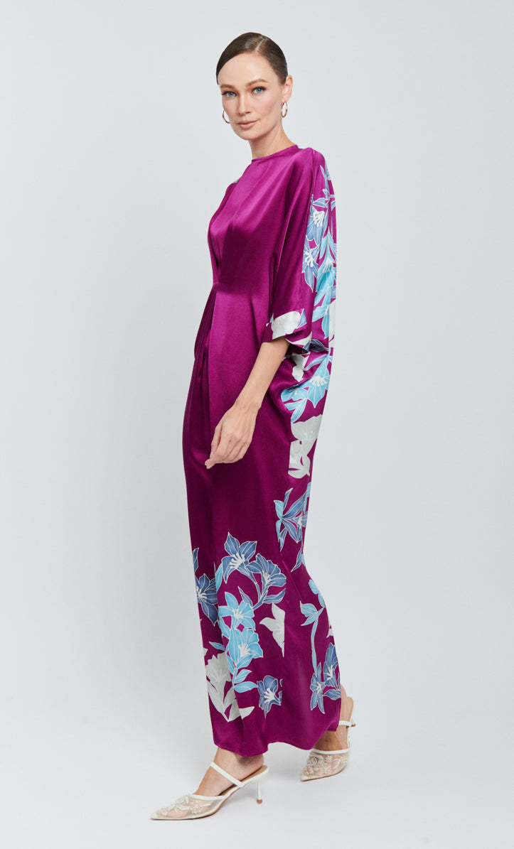 Juliana 3.0 Dress - Baby Calla Lilies Satin Silk