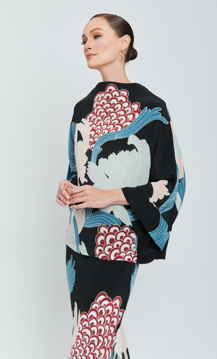 Sara Set - Flowwy Satin Silk