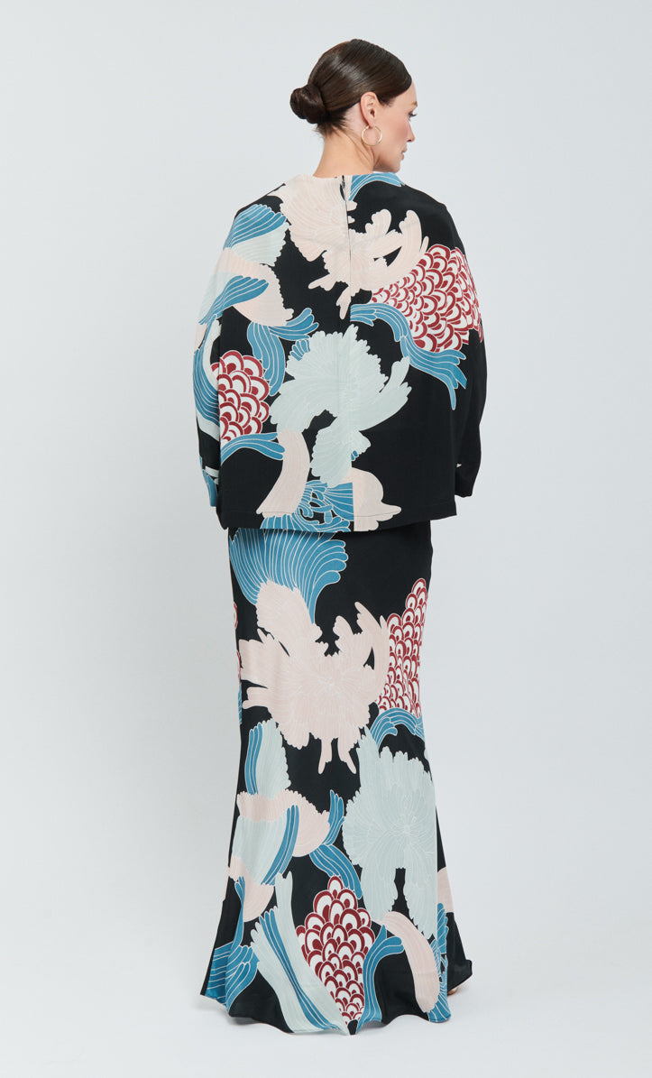 Sara Set - Flowwy Satin Silk