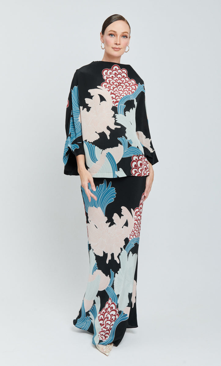 Sara Set - Flowwy Satin Silk