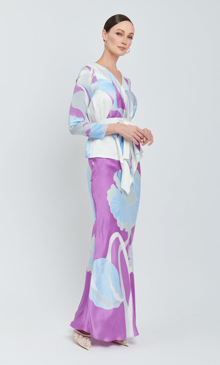 Thea Set - Rossy Poppy 2.0 Satin Silk