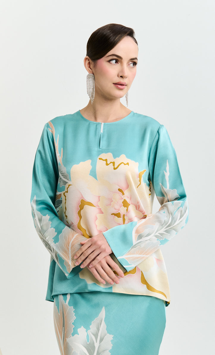 Pery Set Leher Kurung - Blossom