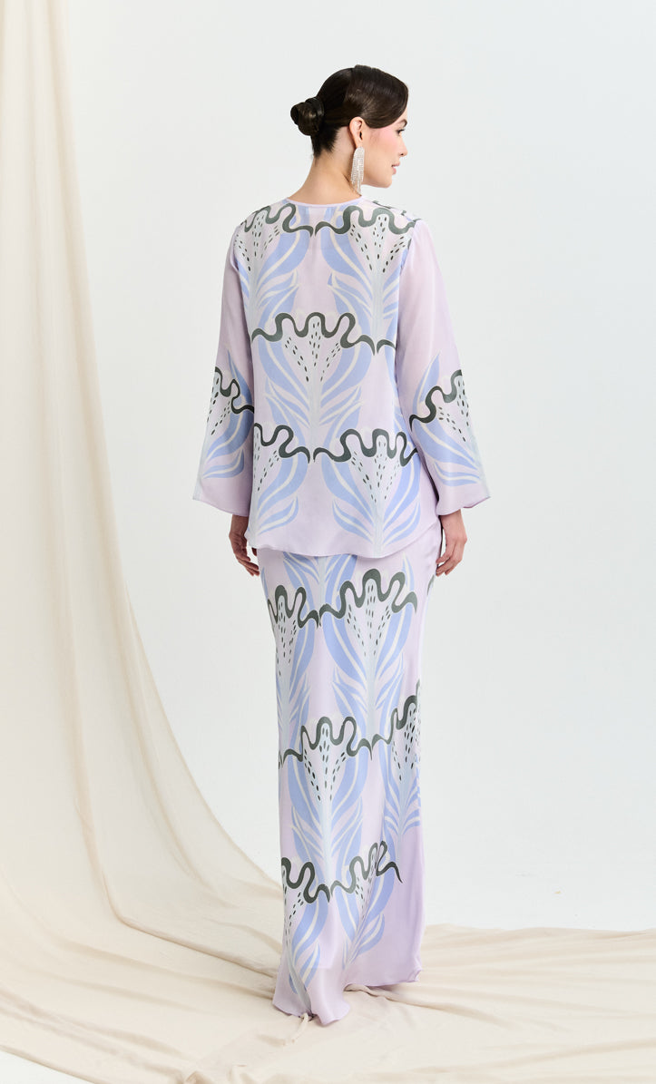 Pery Set Leher Kurung - Quba