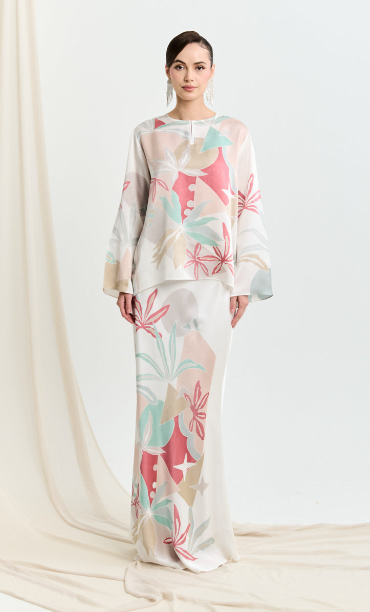 Pery Set Leher Kurung - Roma