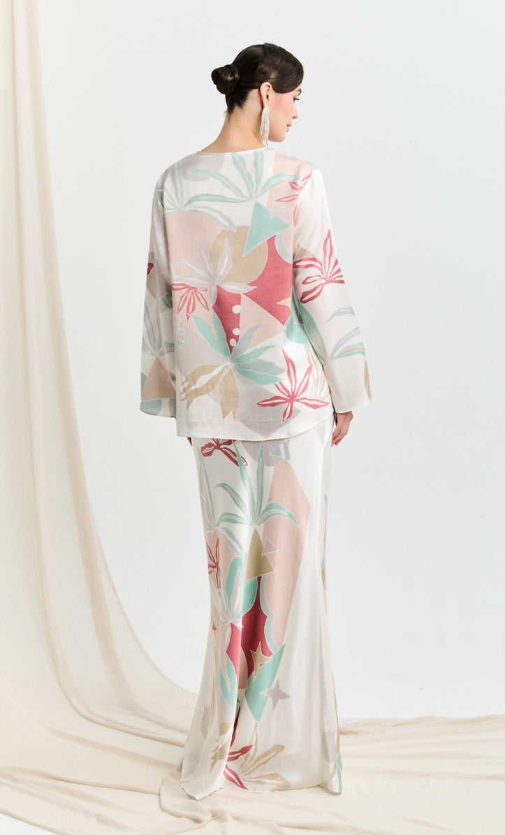 Pery Set Leher Kurung - Roma